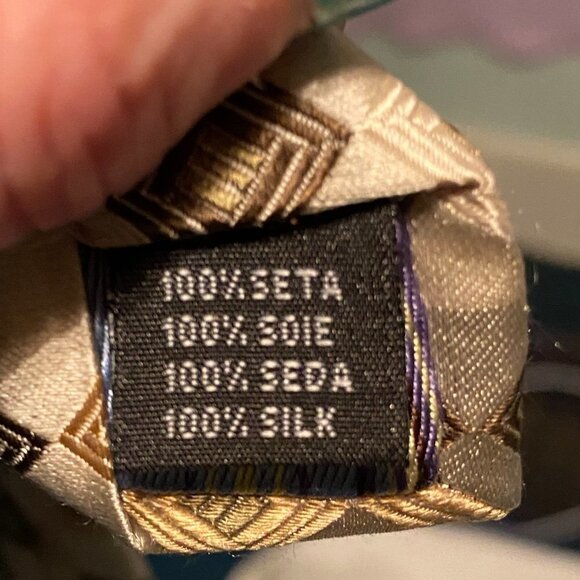 NWOT Alexander Julian American Modern 100% Silk Ti - Picture 6 of 7